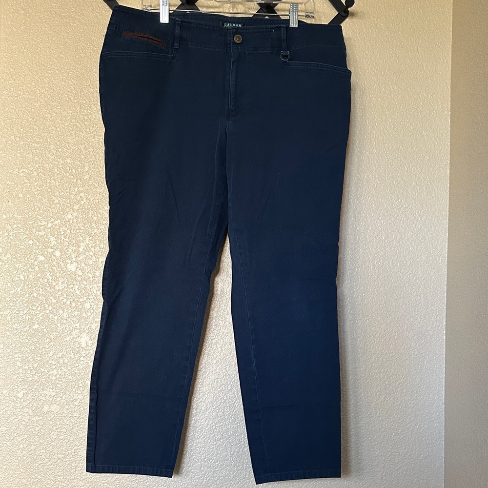 Lauren Ralph Lauren Women's Navy Pants